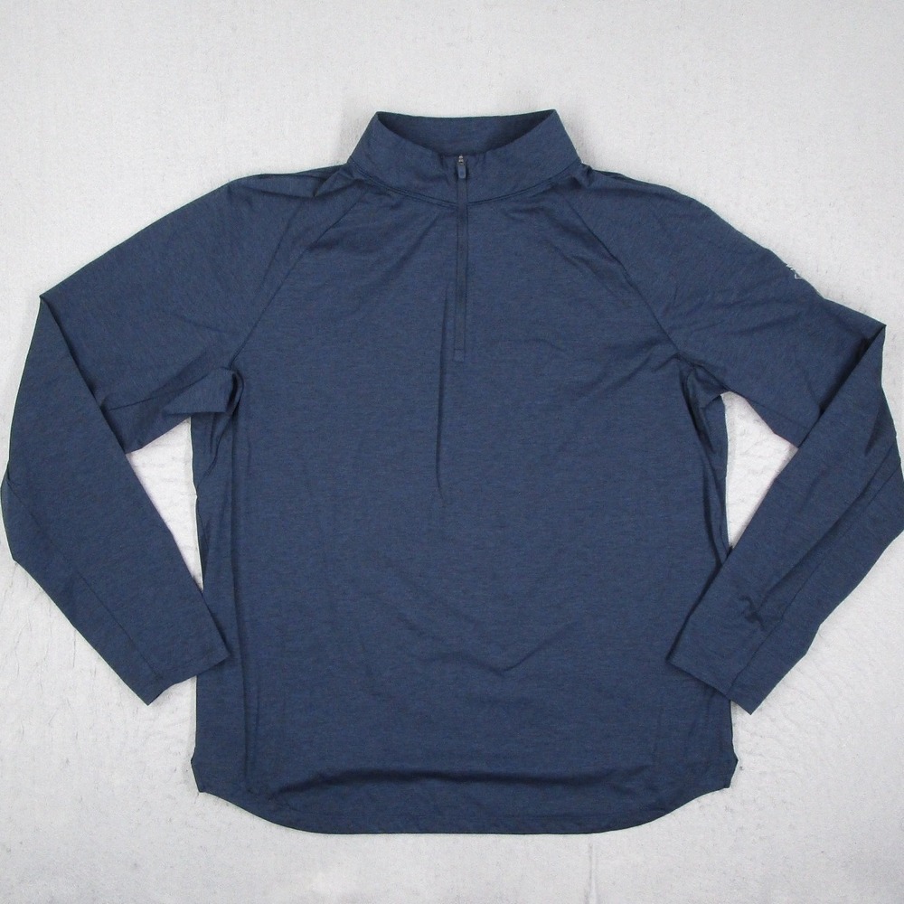G/FORE Mens Quarter Zip Pullover Navy Blue Golf Tech Shirt XL Candlewood